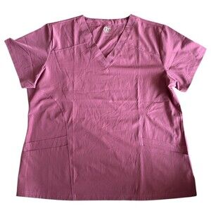 GT Performance Women's Scrub Top – Dusty Cedar – Size 2X